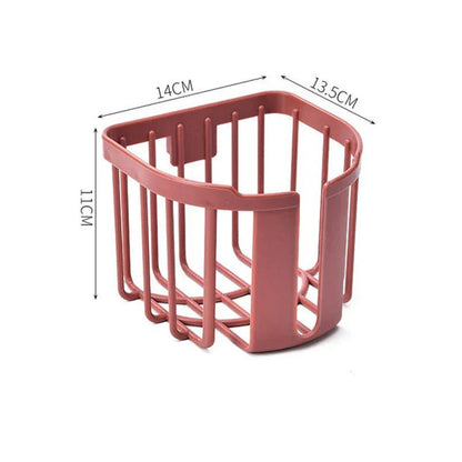 Punch - Free Toilet Paper Shelf Bathroom Kitchen Tissue Box Wall - Mounted Sticky Paper Storage Box Toilet Paper Holder Roll Paper - ADFIRE